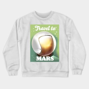 "astronaut travel poster" Crewneck Sweatshirt